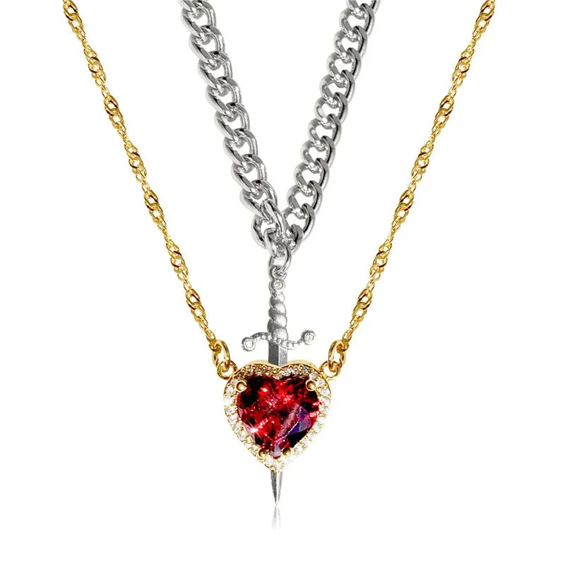 Cuore e Spada, necklace