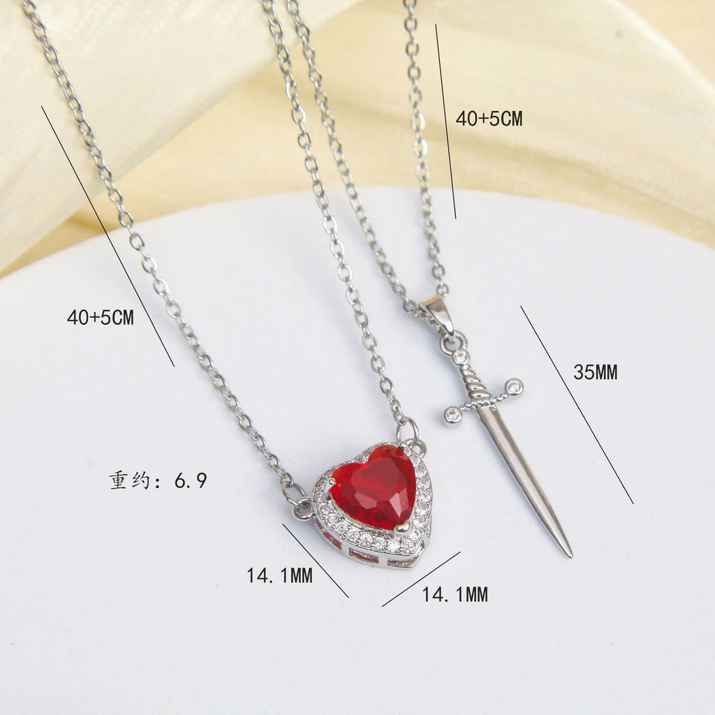 Cuore e Spada, necklace