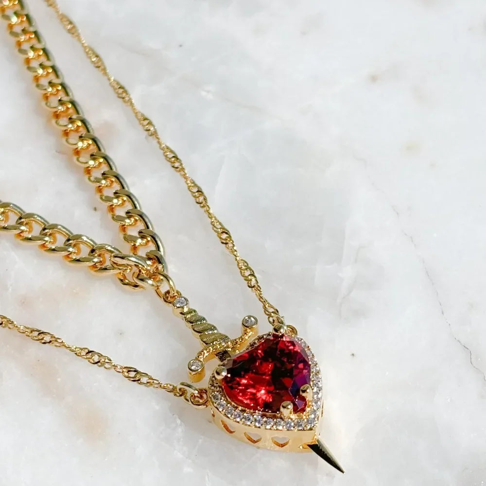 Cuore e Spada, necklace