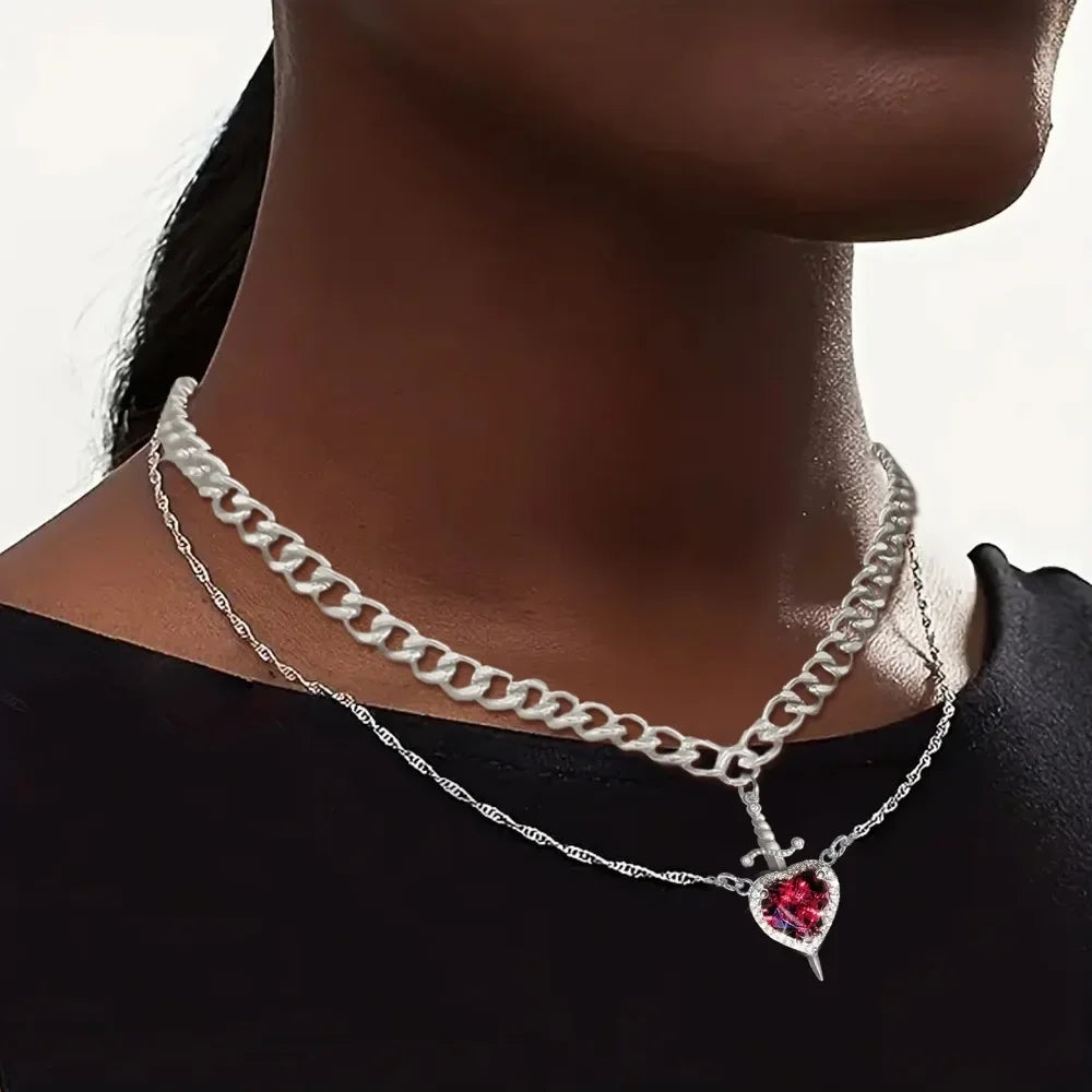 Cuore e Spada, necklace